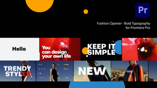 Videohive - Fashion Opener-Bold Typography for Premiere Pro - 34094134 - 34094134