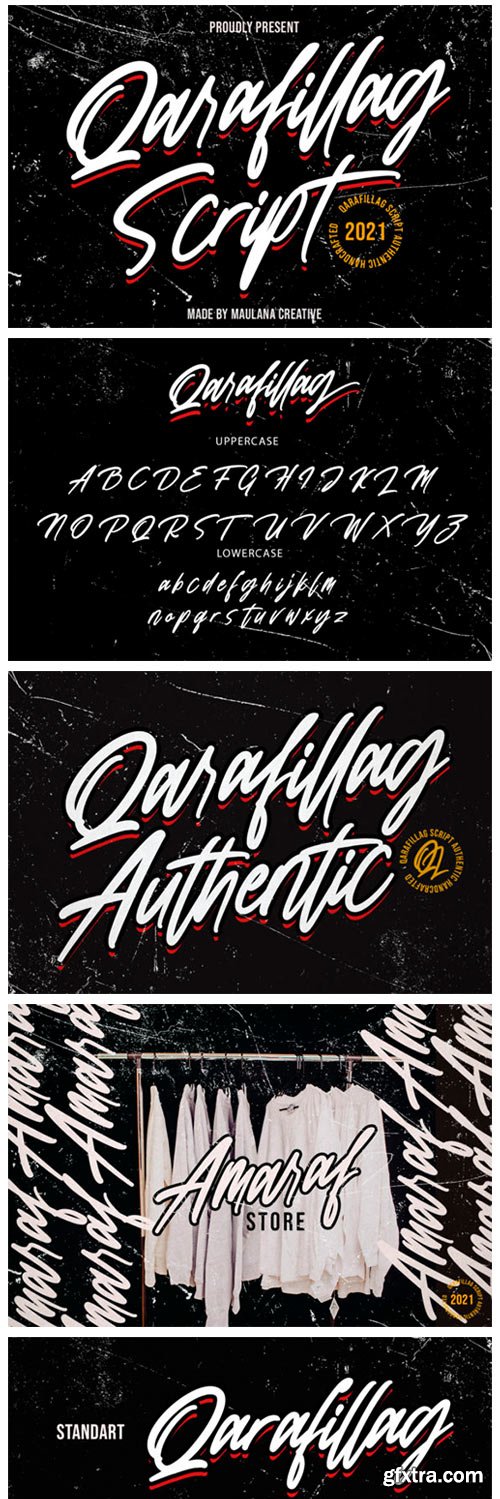 Qarafillag Script Font