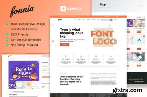 ThemeForest - Fonnia v1.0.0 - Digital Product Store Elementor Template Kit - 34087401