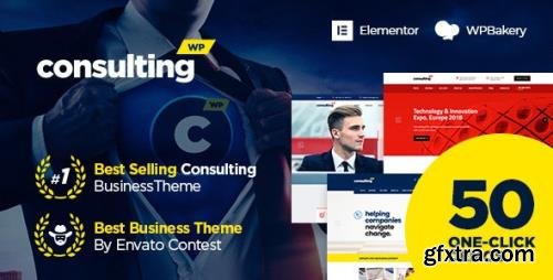 ThemeForest - Consulting v6.2.0 - Business, Finance WordPress Theme - 14740561 - NULLED