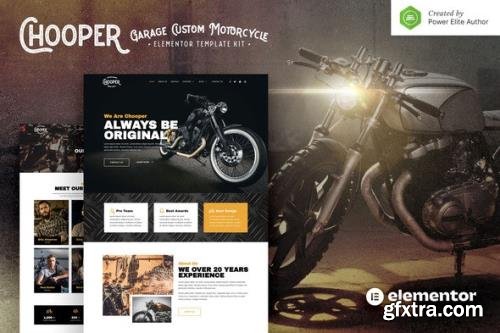 ThemeForest - Chooper v1.0.0 - Custom Motorcycle Garage Elementor Template Kit - 34062319