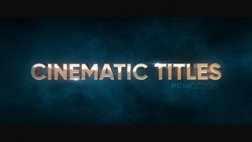 Videohive - 3D Cine Titles - 26070586 - 26070586