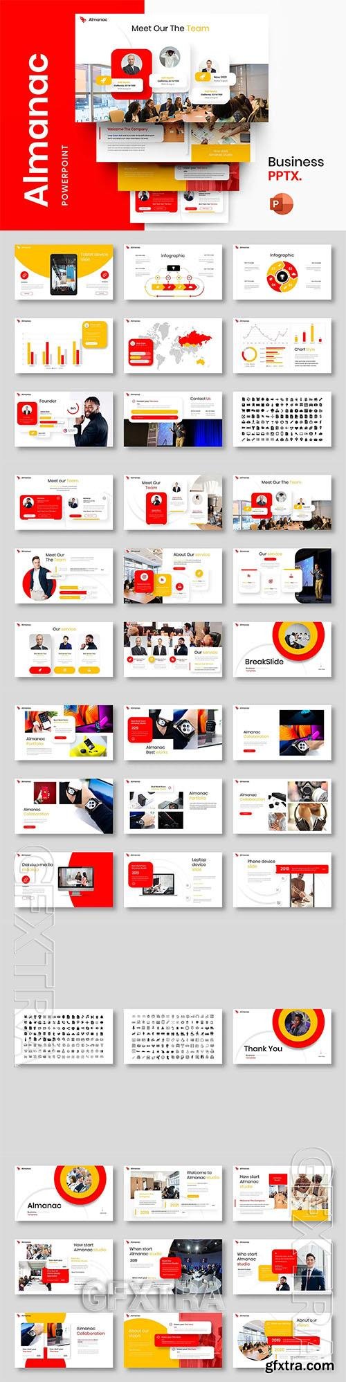 Almanac – Business Powerpoint, Keynote and Google Slides Template