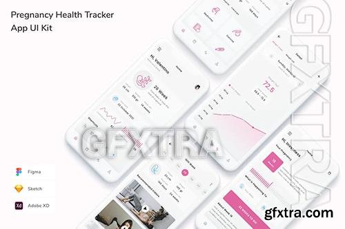 Pregnancy Health Tracker App UI Kit J3M2WTV