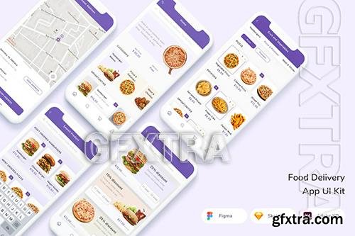 Food Delivery App UI Kit 8BWQ3UP