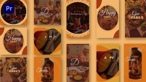 Videohive - Thanksgiving Day Instagram Promo Mogrt 136 - 34087428 - 34087428