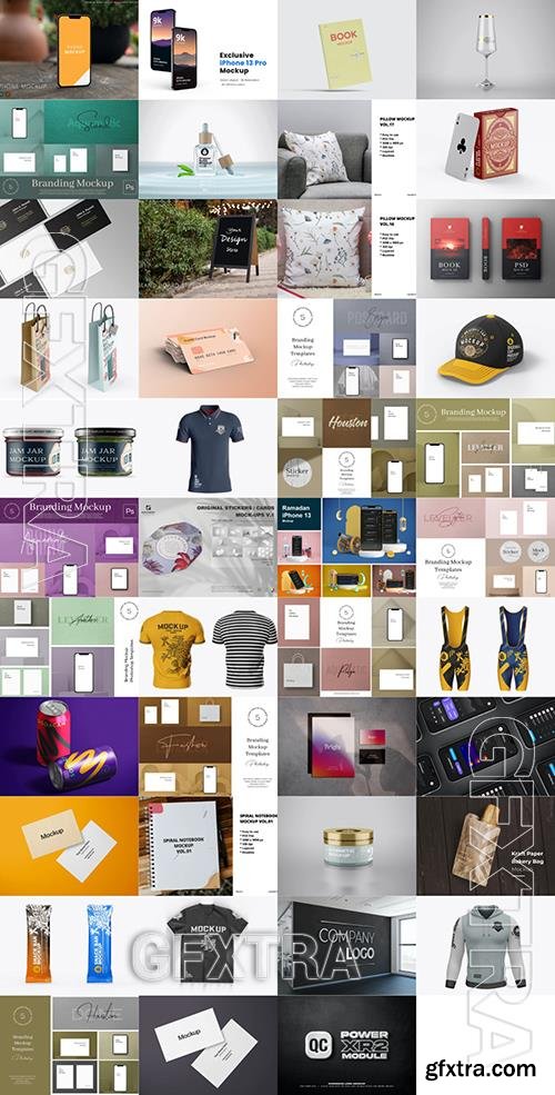 43 Different Mock-ups Bundle