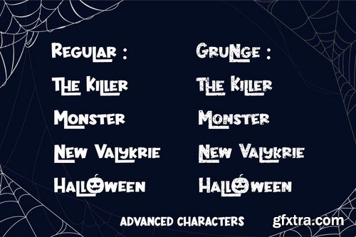 The Killer Halloween Family Font