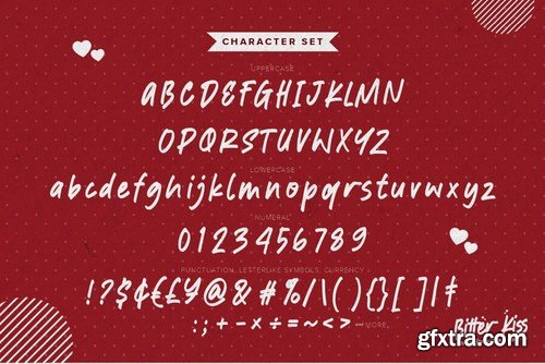 Bitter Kiss - Lovely Handwritten Font