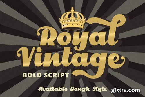 Royal Vintage - Bold Retro Font