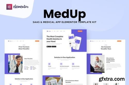 ThemeForest - MedUp v1.0.0 - Medical SaaS Elementor Template Kit - 33845293