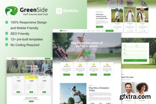 ThemeForest - Greenside v1.0.0 - Golf Club & Academy Elementor Template Kit - 34103866