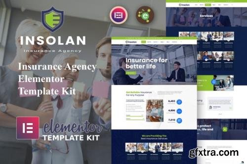 ThemeForest - Insolan v1.0.0 - Insurance Agency Elementor Template Kit - 34070633