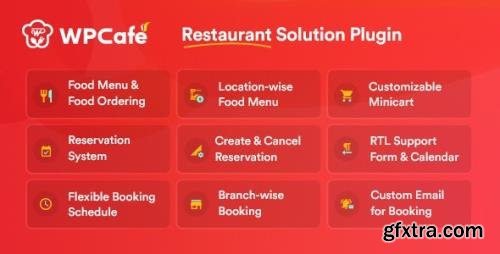 CodeCanyon - WP Cafe v1.4.3 - Restaurant Reservation, Food Menu & Food Ordering for WooCommerce - 28145561