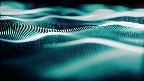 Videohive - Digital Wave Particles Form - 18269147 - 18269147