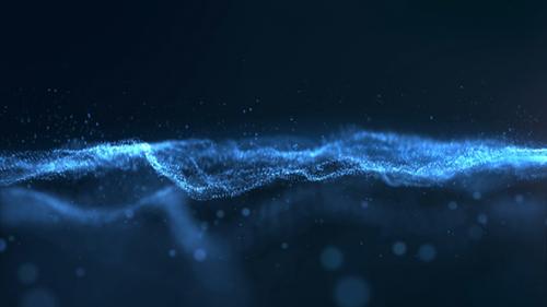 Videohive - Digital Wave Particles Flow 05 - 19734426 - 19734426