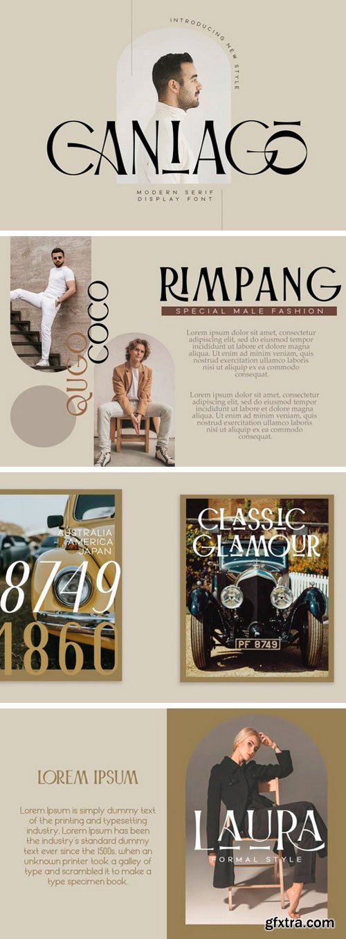 Caniago Serif Font