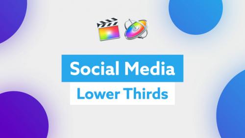 Videohive - Social Media Lower Thirds for FCP X - 34083810 - 34083810