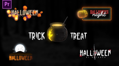 Videohive - Halloween Scary Titles - 34094338 - 34094338