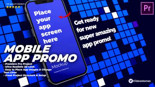 Videohive - Mobile App Promo - App Presentation - App Demo Showcase Premiere Pro - 34095645 - 34095645