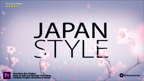 Videohive - Japan Style Intro - Romantic Titles Animation Promo Premiere Pro - 34096420 - 34096420