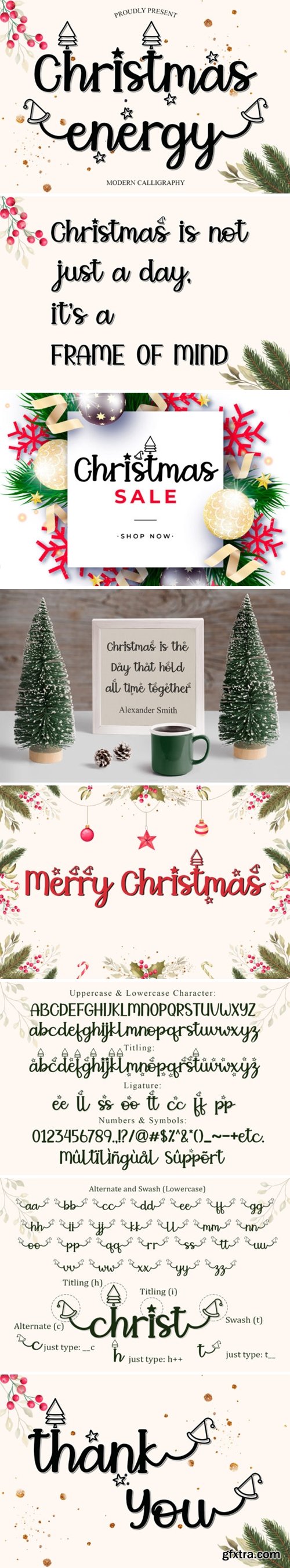 Christmas Energy Font