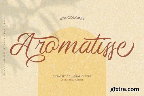 Aromatisse Classic Calligraphy Font