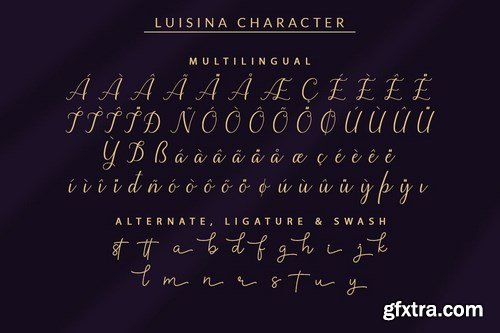 Luisina Classy Script Font