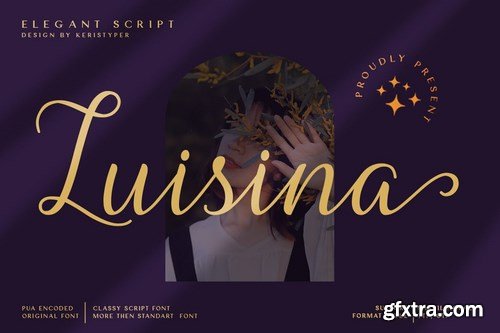 Luisina Classy Script Font