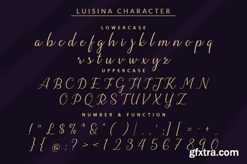 Luisina Classy Script Font