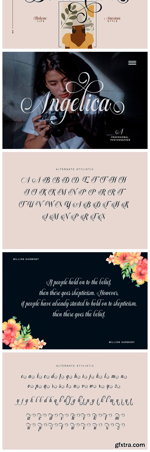 Million Harmony Font