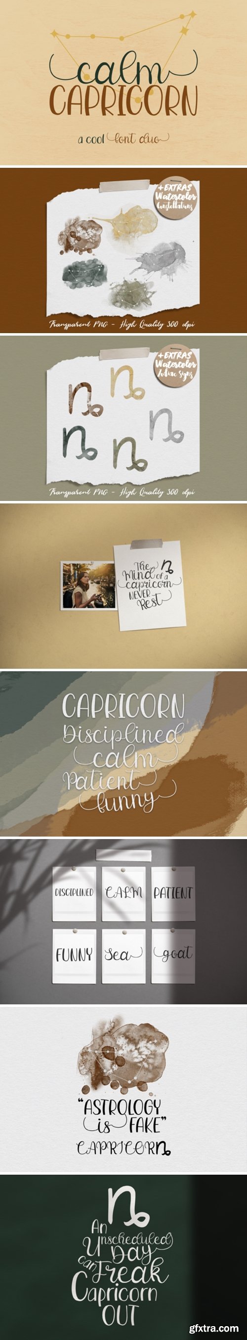 Calm Capricorn Duo Font