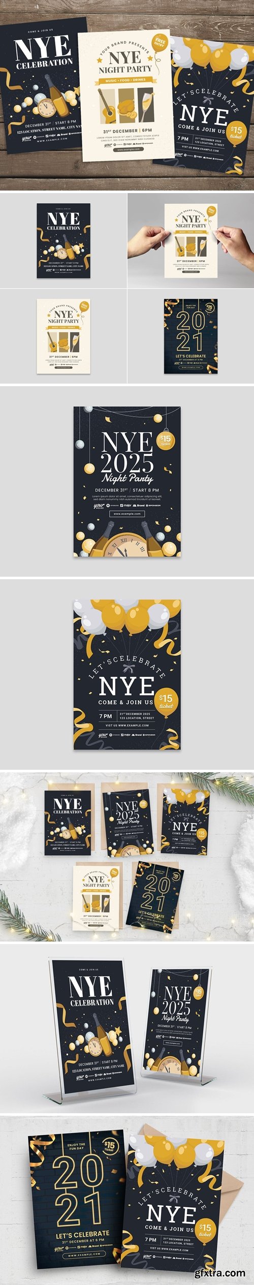 NYE Flyer Templates