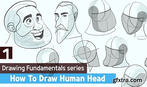 Drawing Fundamentals : how to draw the Human head !