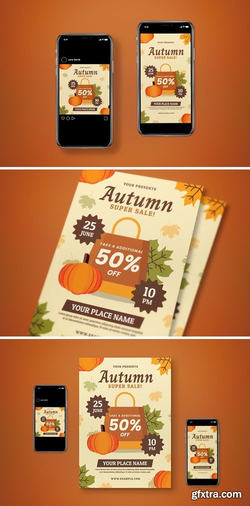 Autumn Promo Flyer Set