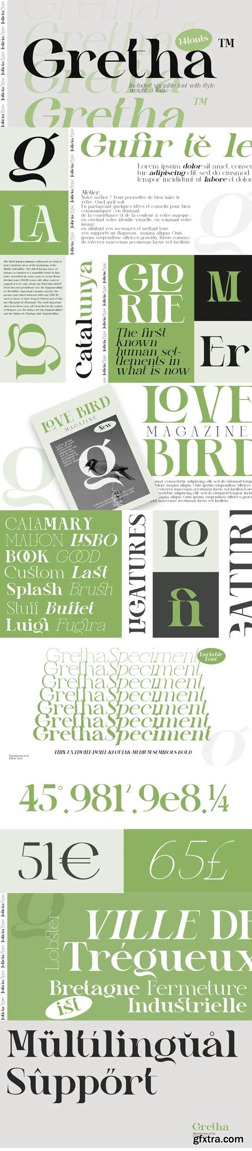 Gretha Font Family