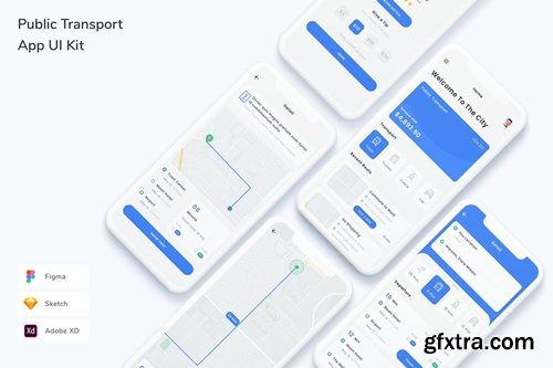 Public Transport App UI Kit