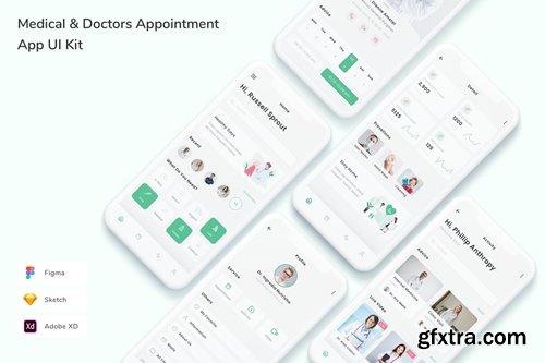 Medical & Doctors Appointment App UI Kit
