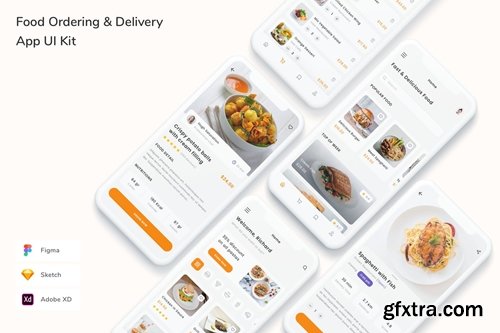 Food Ordering & Delivery App UI Kit