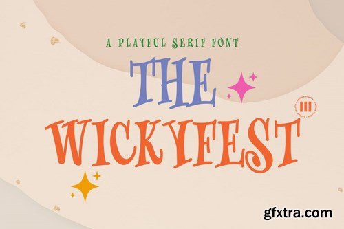 The Wickyfest - A Playful Serif Font