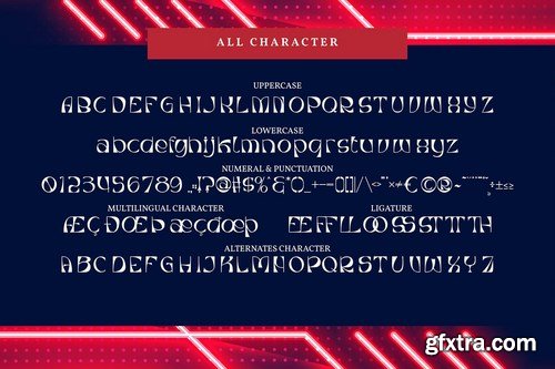 Firemoon Display Typeface Font