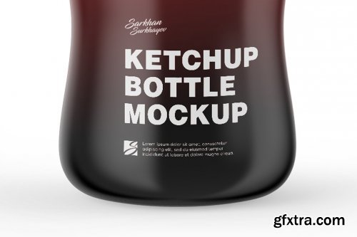 CreativeMarket - 250g Ketchup Bottle Mockup 5558019