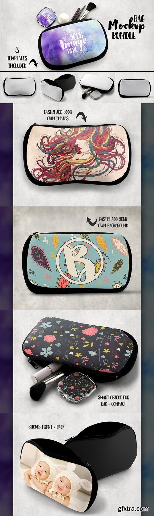 CM - Cosmetic Bag Mockup 1392706