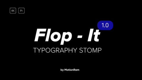 Videohive - Flop It - Typography - Premiere Pro - 34117838 - 34117838