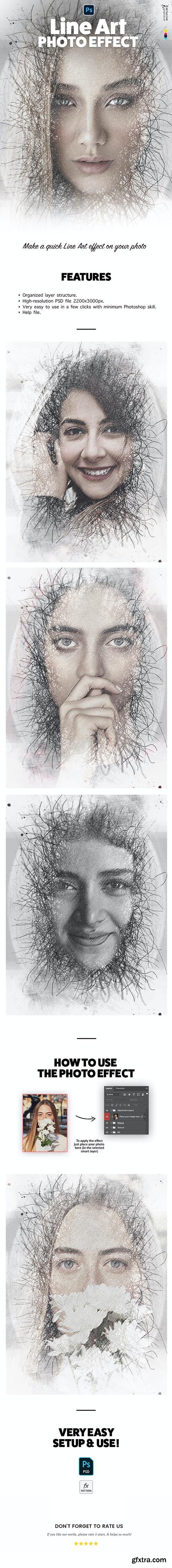 GraphicRiver - Line Art Photo Effect 33286989