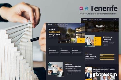 ThemeForest - Tenerife v1.0.0 - Architecture Agency Elementor Template Kit - 34122508