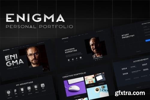 ThemeForest - Enigma v1.0.0 - Personal Portfolio Elementor Template Kit - 34100037