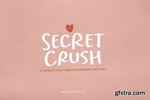 Secret Crush Handwriting Font