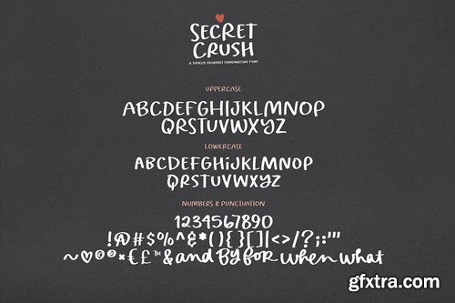 Secret Crush Handwriting Font