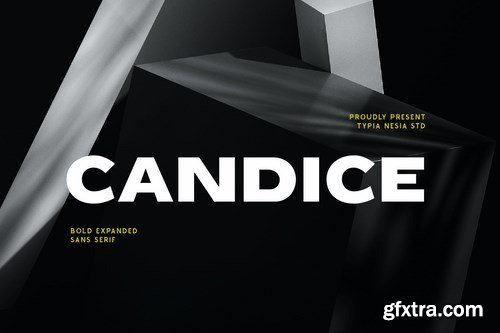 Candice - Heavy Bold Expanded Display Game Sans